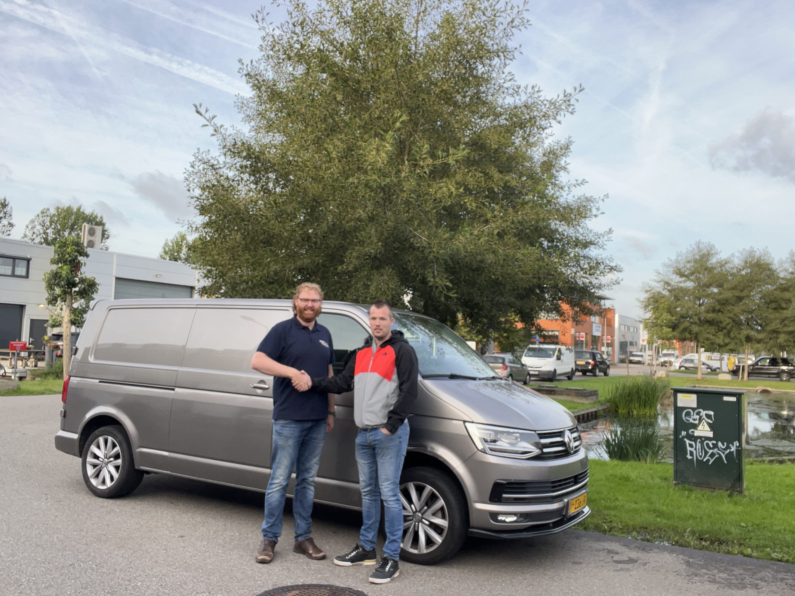 Een verkoop van een bestelwagen