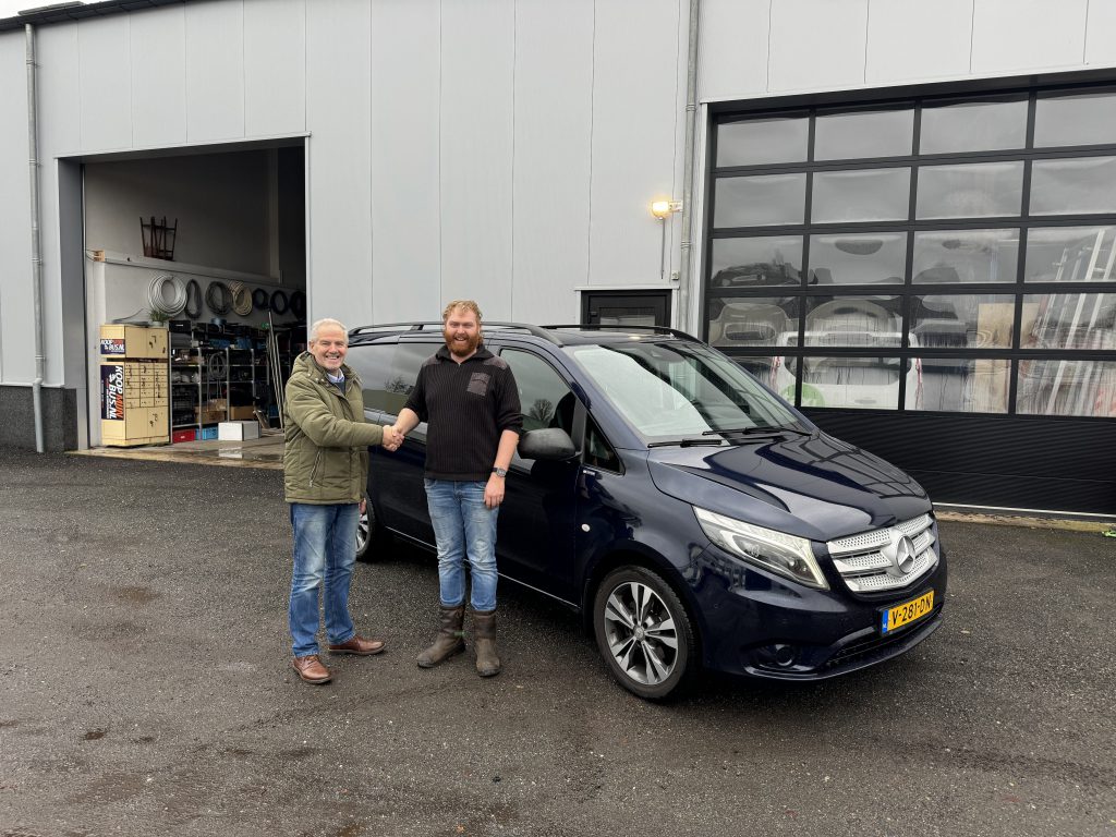 Een verkoop van een bestelwagen